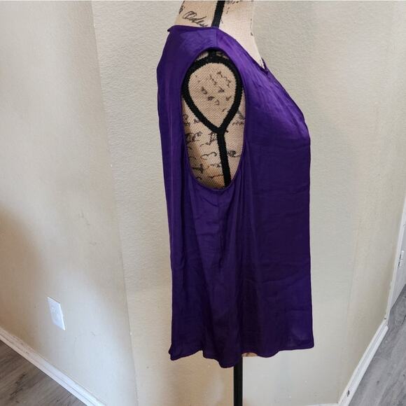 Worthington royal purple flowy tank‎ top size XXLP petite new!! - Picture 3 of 5